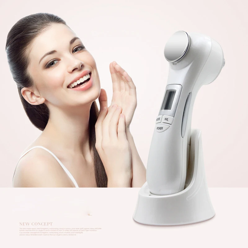 Ultrasonic Photon Therapy LED RF Facial Beauty Machine Skin
