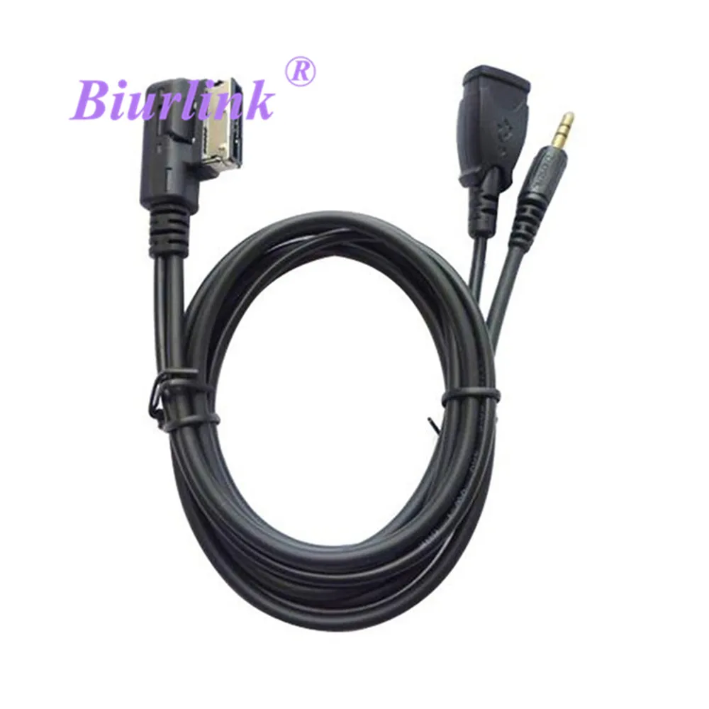 Медиа порт Ami к AUX USB кабель адаптер для Audi A3 A4 A6 A8 Q3 Q5 Q7|aux usb|aux usb cableusb aux cable |