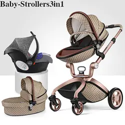 Hotmom baby коляска прогулочная может сидеть лежащий шок Детские коляски вращающийся импорт тележка 2019 Новый vitality бренд