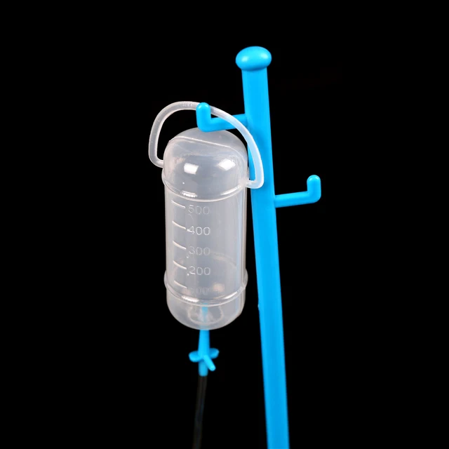 1 Set Child Medical Kit With Hanging Bottle Role-playing Games Simulation Hospital Pretend Play Doctor Play Set Toy For Children 3