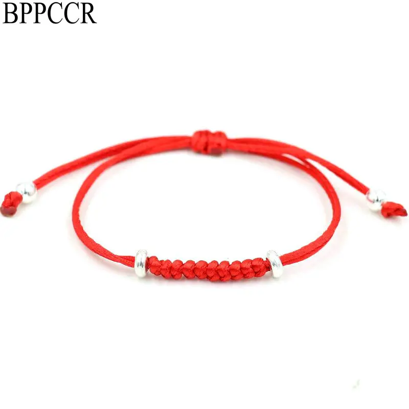 

BPPCCR Minimalist Style Red Rope String Thread Braid Bracelets Snake Knot Lucky Bracelet Female Mujer Pulseras Jewelry Gifts