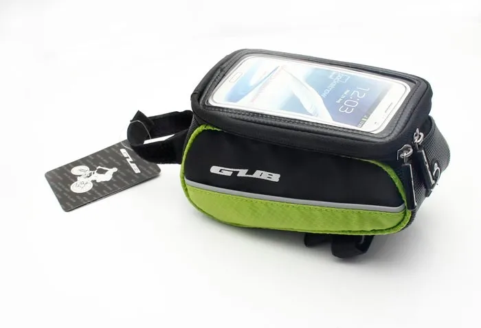 GUB 5," водонепроницаемый для горного велосипеда велосипед сумка Рамка передняя Труба сумки, корзины чехол для телефона с сенсорным экраном