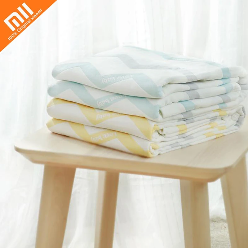  xiaomi Bestkids cotton color gauze blanket spring and summer can be used for bath towels travel bla