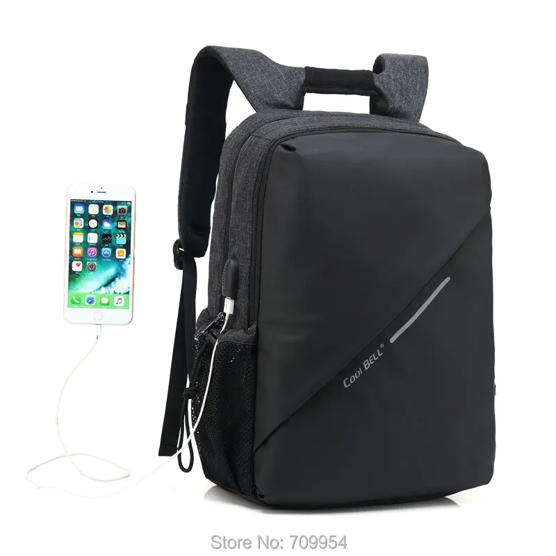 Laptop Backpack School PC Travel USB Charger 15.4&quot15.6&quot Notebook Bag For Macbook Acer IBM | Компьютеры и офис