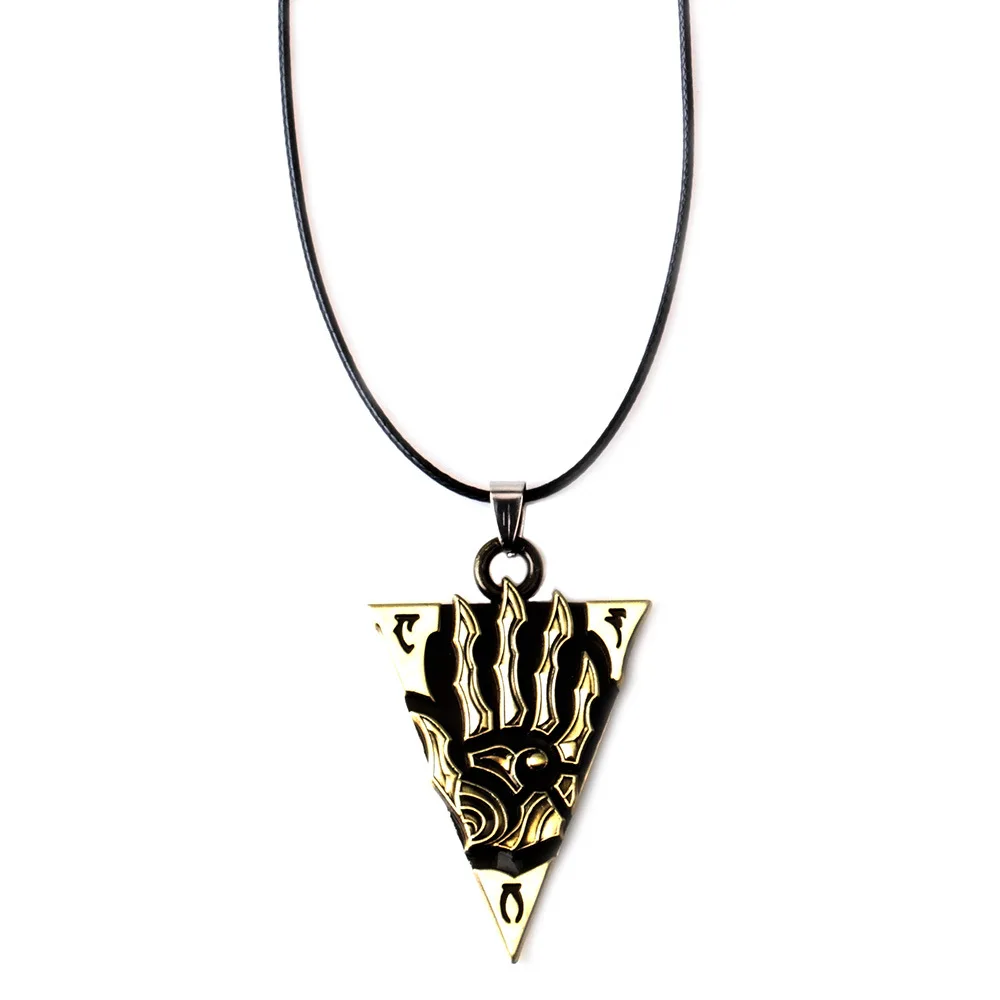 The Elder Scrolls v Skyrim Leather Chain Men Necklaces for Best Friends