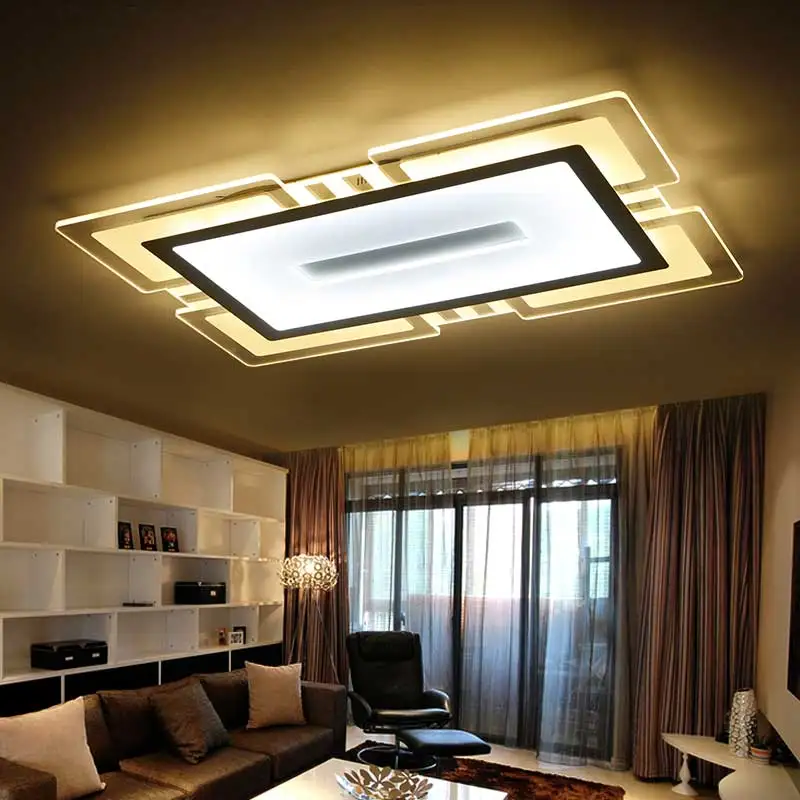 Modern Led Ceiling Lights Acrylic Lamp Kitchen Living Room 