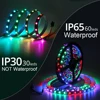 Kit de tiras LED WS2811 de 12V CC, controlador de aplicación RGB direccionable individual, tiras de píxeles de luz, controlador WiFi y adaptador ► Foto 3/6