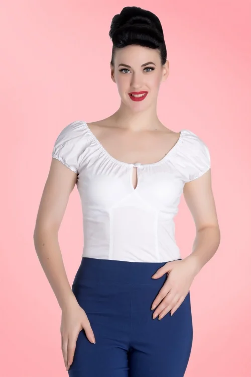 off shoulder puff cap lengan shirts 