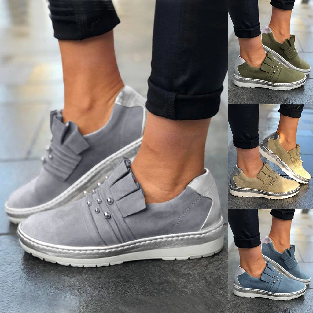 

Fashion ladies shoes Women's Casual Slip On Increasing Platform Shoes Slide women sneakers zapatillas mujer shoes woman