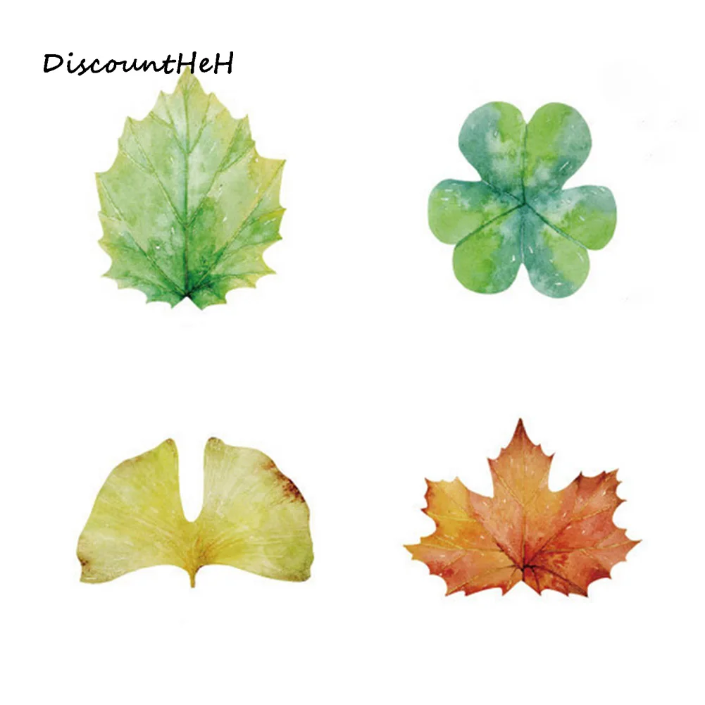 

Cute Kawaii Paper Sticky Memo Pad Creative Maple Leaf Post Note For Kids Korean Stationery