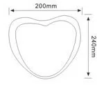 Perfect as Hot Tub,Spa bathtub Heart shape Bath Pillow  + black color + cheap price 2