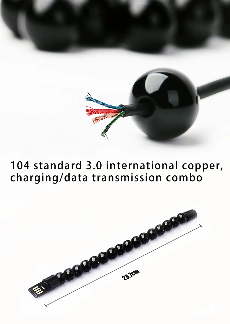 Syrinx 23 7 см 8 Pin браслет мобильного телефона Кабели микро usb Тип C для передачи данных