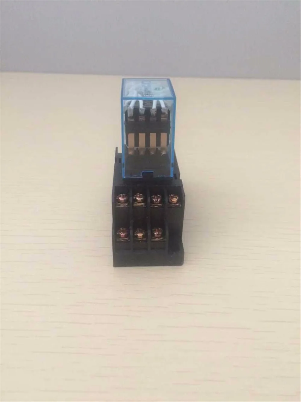 

1 Set Mini Relay MY4NJ 14 Pin 5A With LED + PYF14A Socket Base Intermediate Relay 12VDC 24VDC 110VAC 220VAC