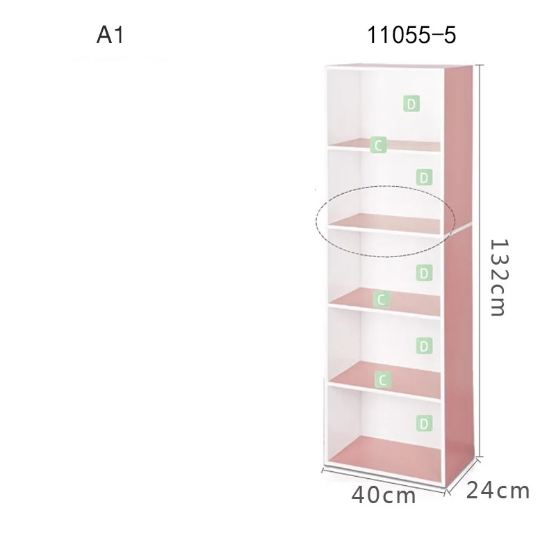 Estanteria Para Libro дальномер Mueble De Cocina мобильный потертый шик деревянный книжная мебель ретро украшение книжная полка чехол - Цвет: MODEL E