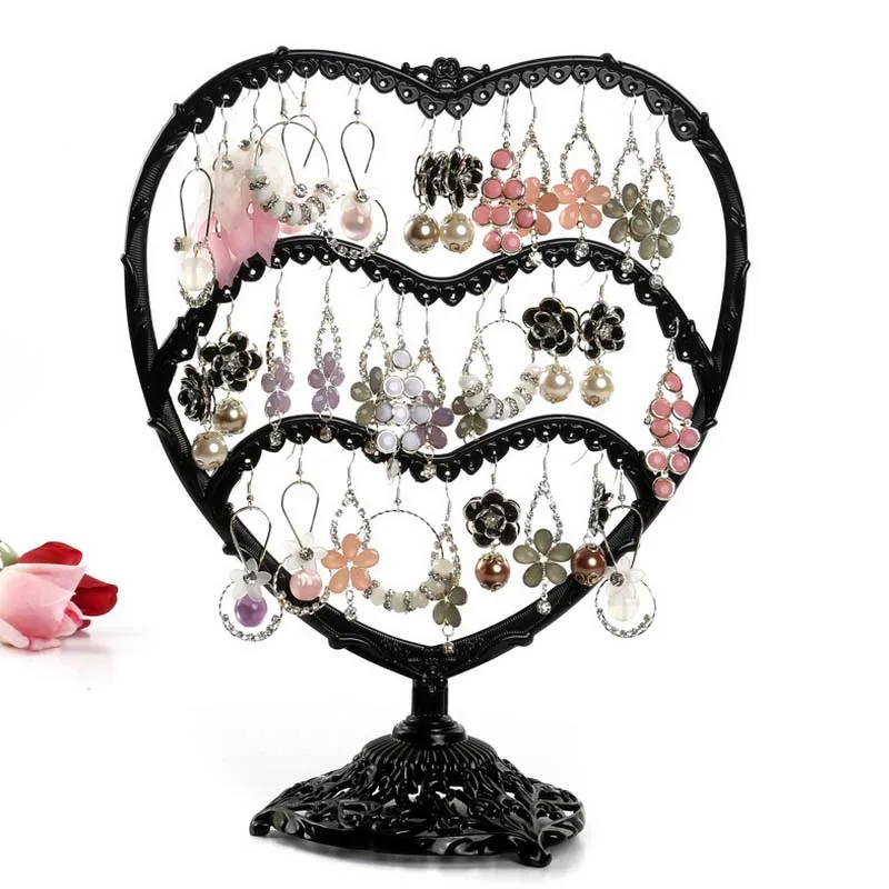 Love Of Wrought Iron Earrings Jewelry Boxes Displays Shelf Holder Rack