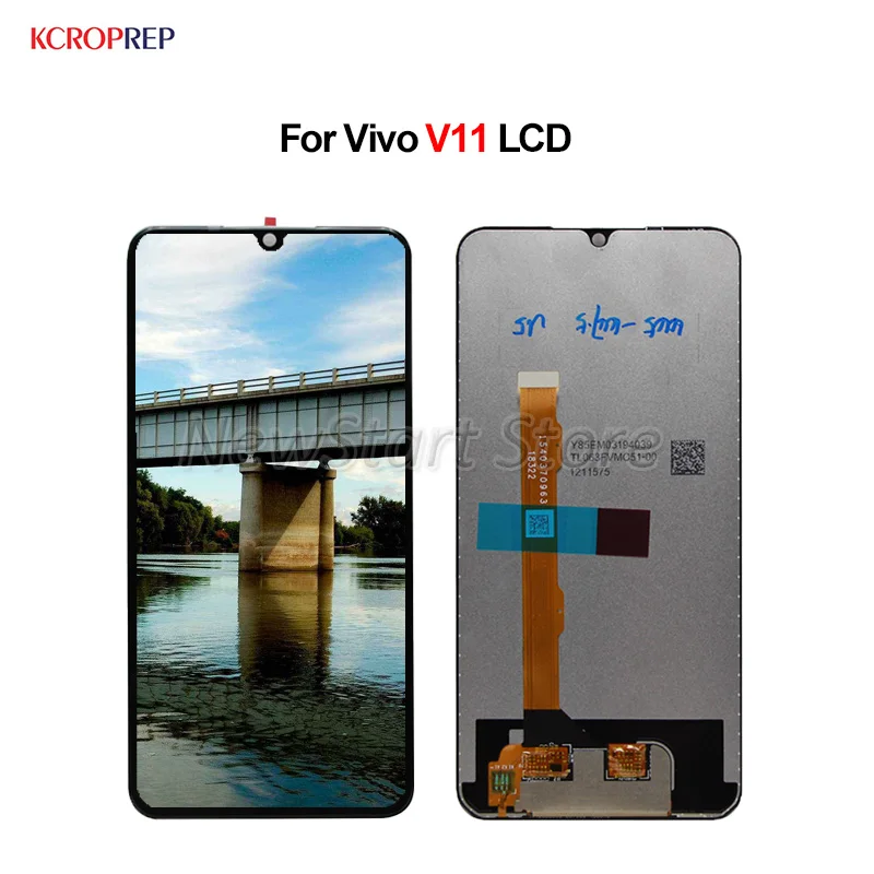 100% новый для Vivo V11 ЖК дисплей с сенсорным экраном дигитайзер сборка 6 41 &quotСменный