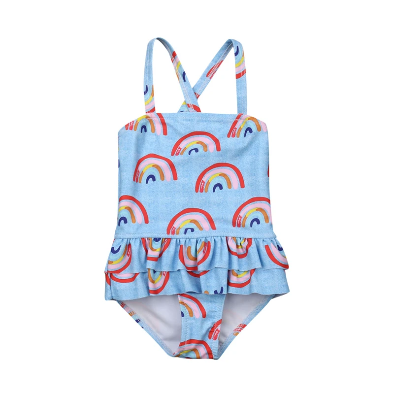

2019 Girls Swimwear Summer Kids Beachwear One Piece Swimsuit Swimwear Bathing Suit Children Swimsuit Girls Bikini Swimming Suit