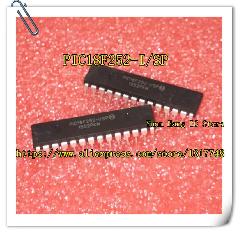 10pcs lot PIC18F252 I SP DIp 28 Microcontroller PIC18F252 32K 40MHz MC D31