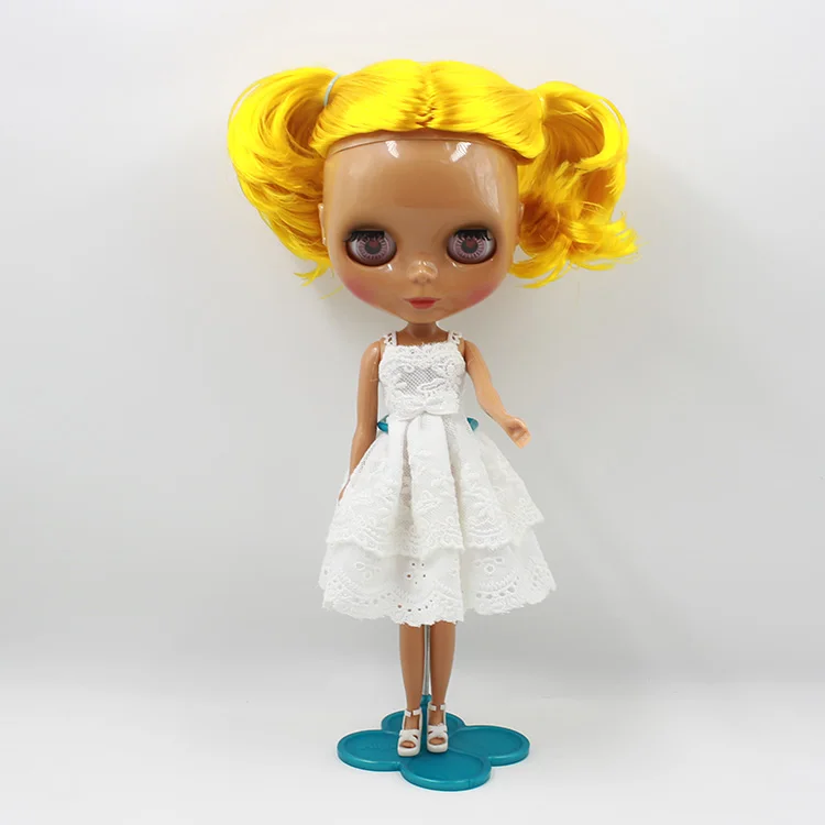 Наряды для куклы Blyth, белое платье, костюм для 1/6 azone BJD pullip licca