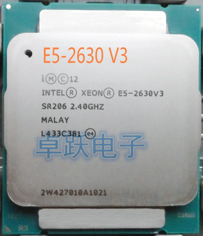 E5-2630v3 Original Intel Xeon E5 2630 V3 2.40ghz 8-core 20m Cache E5-2630  V3 Ddr4 1866mhz Fsb Fclga2011-3 85w E5 2630v3 - Cpus - AliExpress