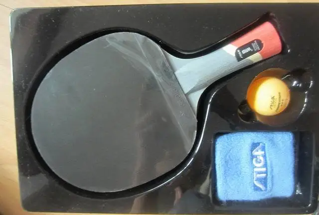 Stiga الأصلي الكريستال مع 4 نجوم مضارب تنس الطاولة لل أنهى مضارب الهجومية مضرب الرياضية بينغبونغ المجاذيف