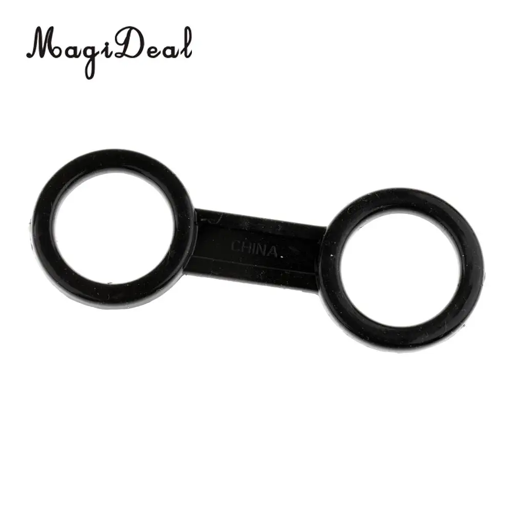 MagiDeal Hot 1Pc Scuba Diving Dive Silicone Snorkel Mask Strap Keeper Clip Holder Retainer Snorkeling Gear Equipment Acce Black