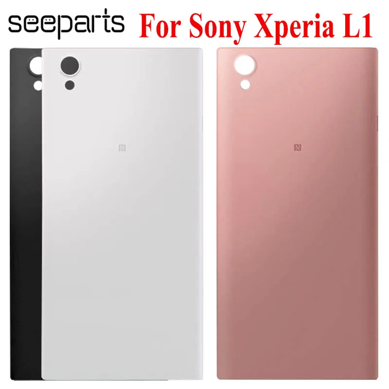 Новинка для sony Xperia L1 G3311 задняя крышка корпуса G3312 Крышка батарейного отсека Крышка корпуса чехол запасные части для sony L1 Крышка батарейного отсека