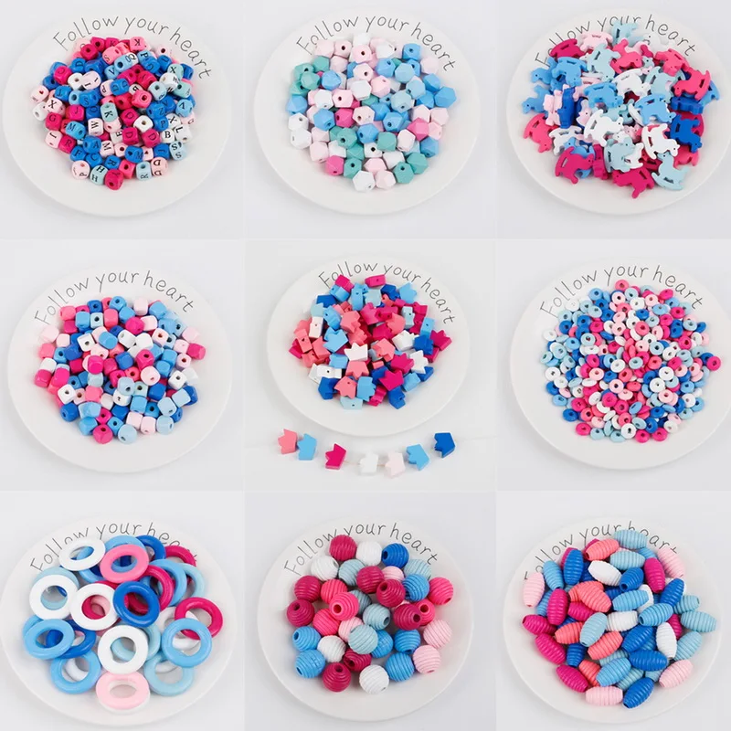 

New Arrival Multi-style and multi-color Mix Color Handmade DIY Wooden Beads for Jewelry Making Wholesale High Quality!