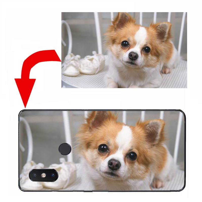 

Customized picture DIY Pattern Transparent soft Silicone Phone Case Cover For Xiaomi Mi8
