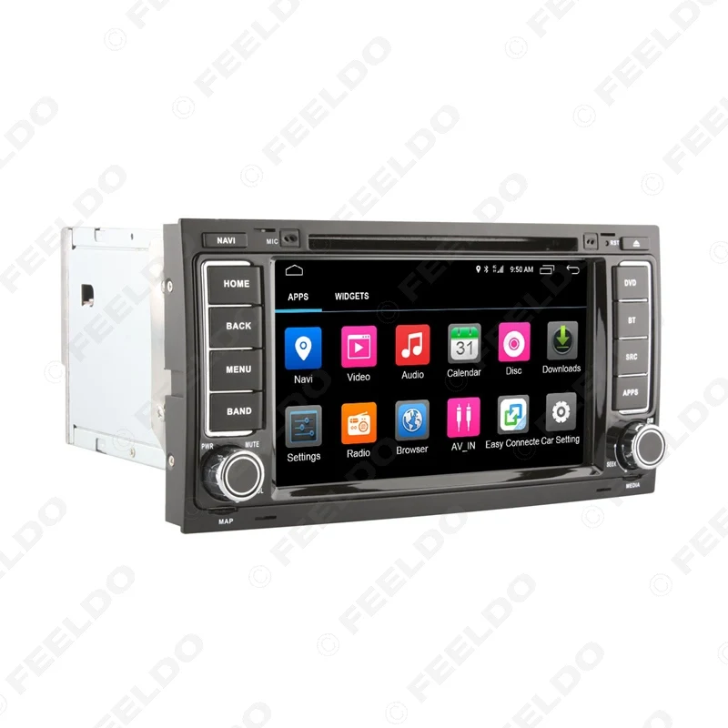 Sale FEELDO 7" Android 6.0 (64bit) DDR3 2G/32G/4G LTE Octa Core Car DVD GPS Radio Head Unit For VW Touareg/T5 Multivan/Transporter 4
