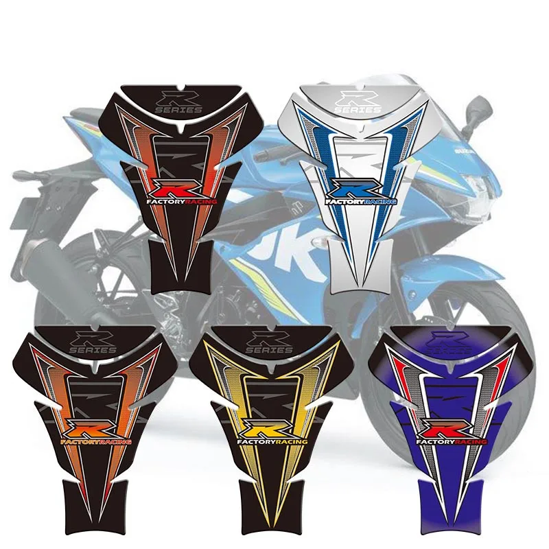 

Motorcycle 3D Fuel Tank Pad Protective Stickers Decals For Suzuki GSXR 600 750 1000