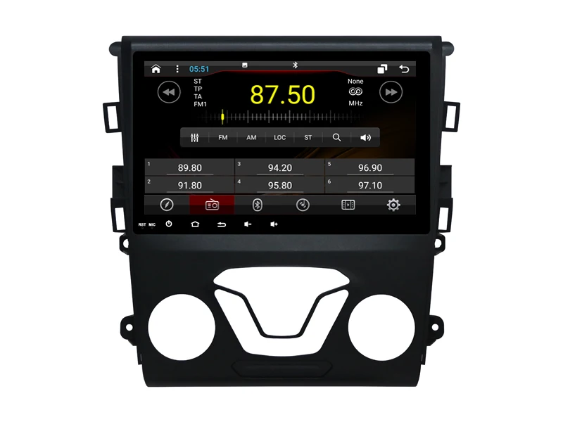Discount Elanmey android 8.1 car radio for Ford MONDEO Fusion 2013-2016 car accessories DSP device Gps Navi multimedia bluetooth headunit 3