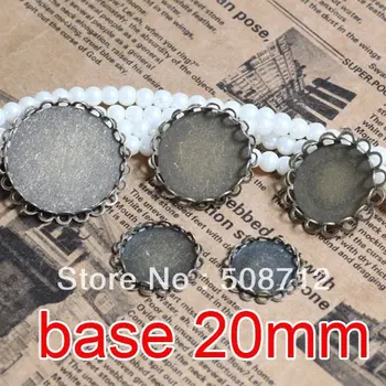 

Free shipping!!! 200pcs bronze Picture Frame charms Pendants 20mm,Cameo Cab settings,pendant blank