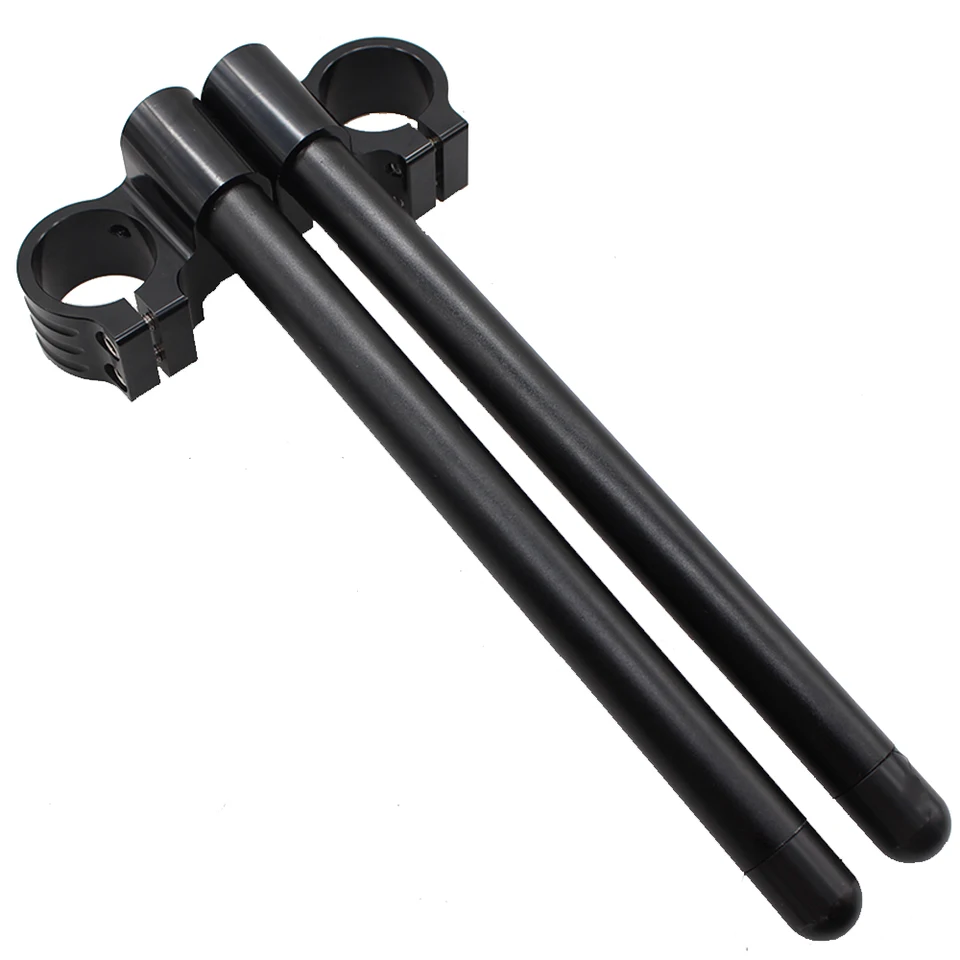 Stuurklem Riser Zwart 7/8 22mm CNC Universal Motorcycle Racing Verstelbare Stuur Clip Op Hogere Verhoogde Riser Handvat Bar Clip ons Motorfiets Stuurverhogerklem (Kleur : 54mm