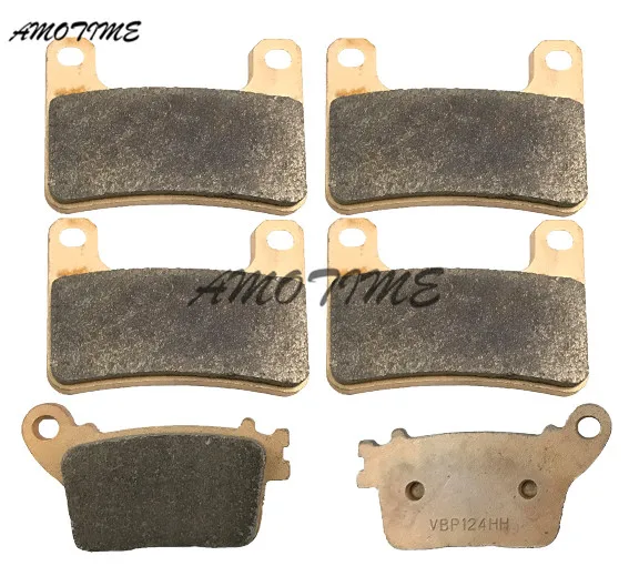 

Motorcycle Parts Copper Based Sintered Motor Front & Rear Brake Pads For Kawasaki ZX10R ABS ZX 1000 2011-2014 12 13