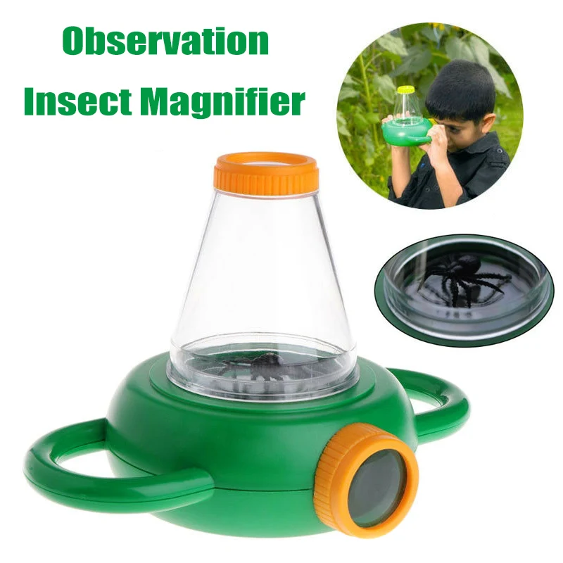 

Small Insect Bug Viewer Magnifier with Handle Children School Teaching Aid Toys YJS Dropship