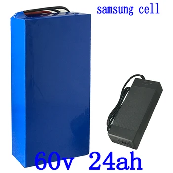 شراء60 V ليثيوم بطارية سكوتر كهربائي 60 V 25AH Ebike بطارية 60 V 24Ah الكهربائية دراجة بطارية استخدام Samsung الخليوي مع 5A شاحن