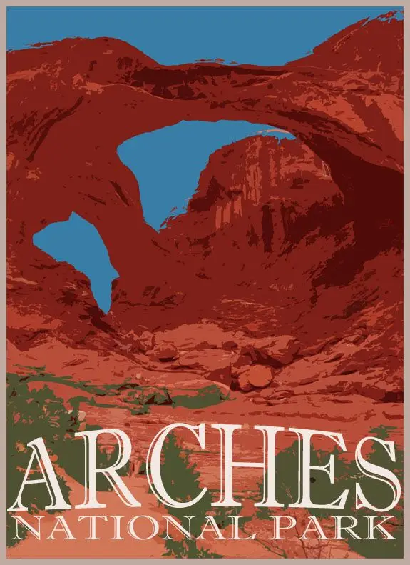 arches national park posters