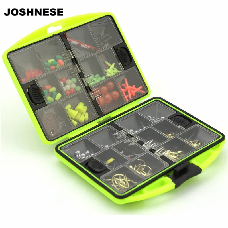

Fly Fishing Tackle Set Box Fishing Tackle Box Small Clear Plastic Waterproof Hook Lure Bait Box Fishing Accessories Color Random