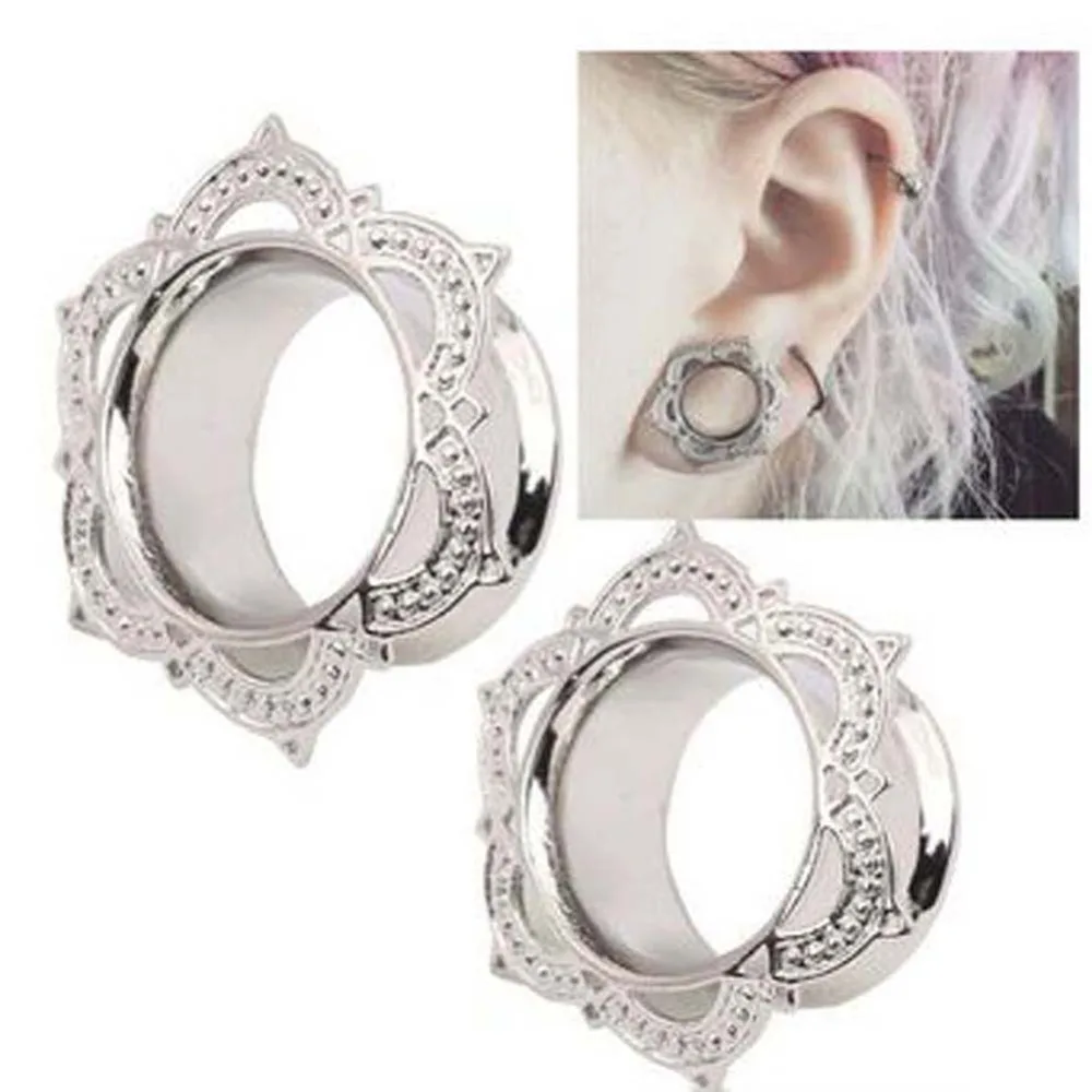 1pcs-Women-Men-Flower-Flared-Flesh-Tunnel-Ear-Plugs-Copper-Ear-Expander-Gauge-Body-Piercing-Jewelry (1)
