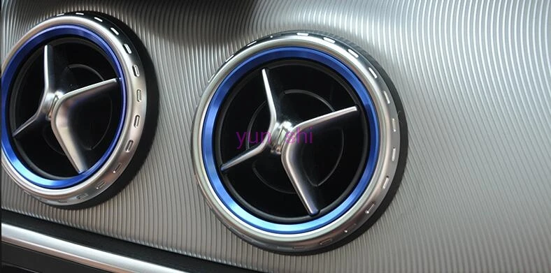 5 шт. металлическая рамка для автомобильного вентиляционного отверстия Mercedes Benz GLA