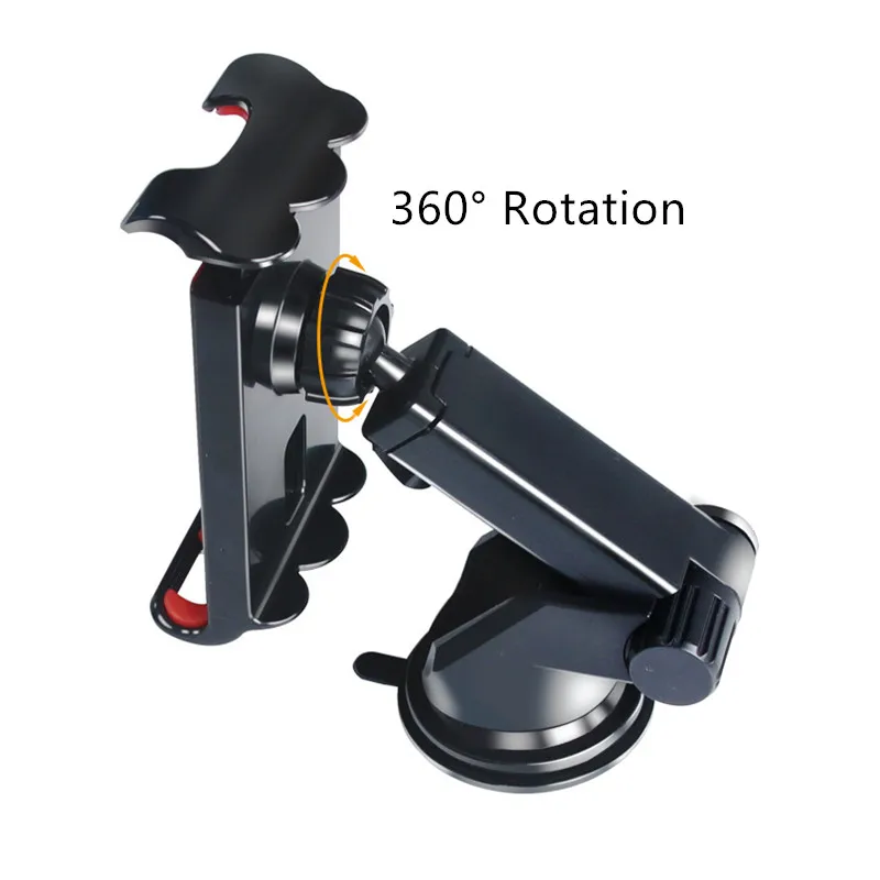  4-10.5 inch Tablet Windshield Car Mount Holder with Dashboard Base Stand for iPad 2 3 4 Air 2/1 Min