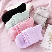 5 пар/лот, осенне-зимние носки для беременных женщин, теплые хлопковые носки ярких цветов