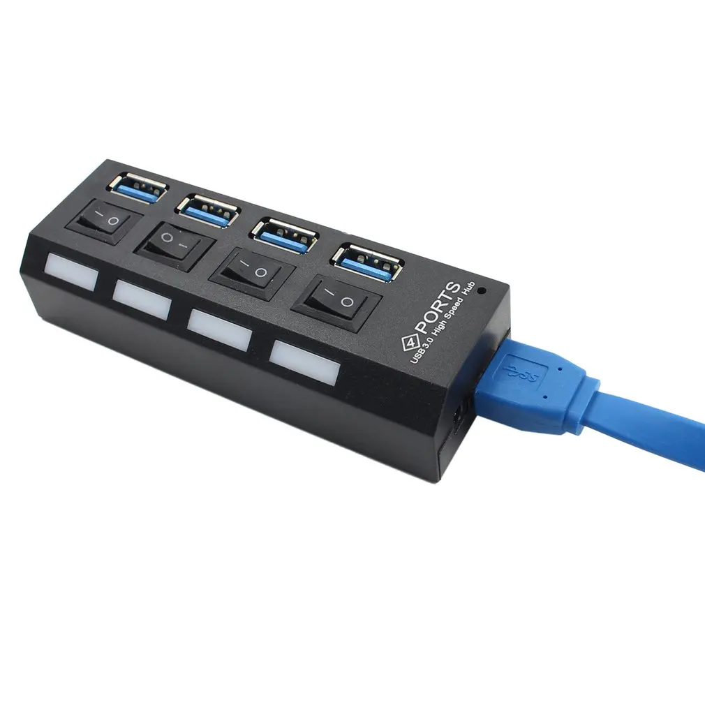 USB HUB 3,0 4/7 Порты Micro USB 3,0 концентратор разветвитель с Мощность адаптер USB hab высокое Скорость 5 Гбит/с USB разветвителем 3 концентратор для ПК