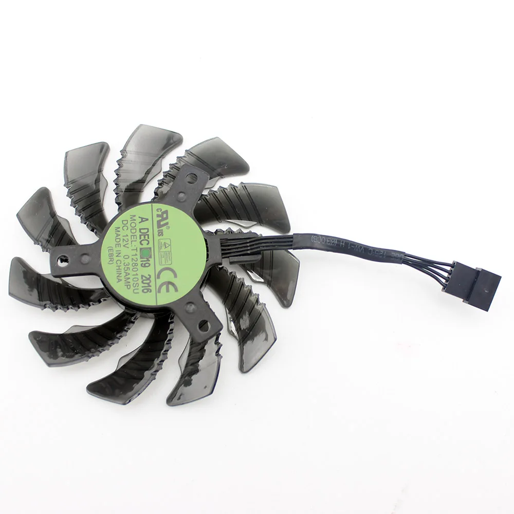 Кулер для видеокарты Gigabyte GTX1050Ti 1050 4 контакта 78 мм 2 шт.|Кулеры/вентиляторы/системы