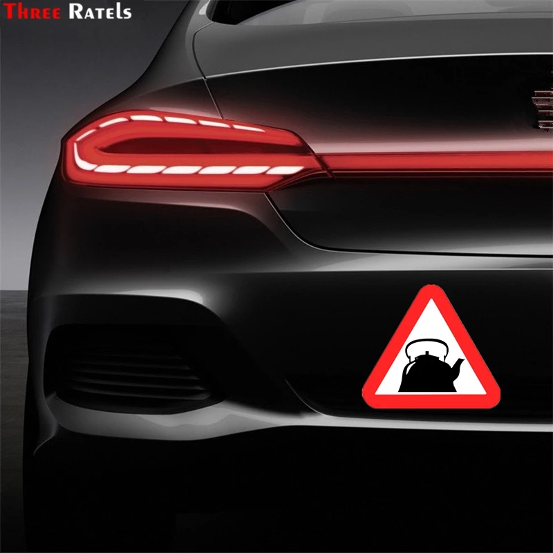 Three Ratels TZ 991#15*16.8см 1 4 шт Наклейка чайник за рулём знаки отличия автомобилистов