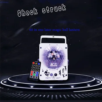 

95*135*160mm Led Stage Atmosphere Light Christmas Laser Projector effect Lamp Light Music KTV Disco Ball Party Night Light