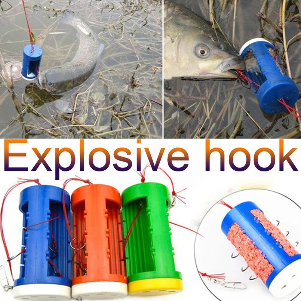 

Tools Carp Durable Outdoor Lures Accessories Tackle Feeder Explosion Plastic Cage Lead Sinker Swivel Fishing Bait Line Hooks