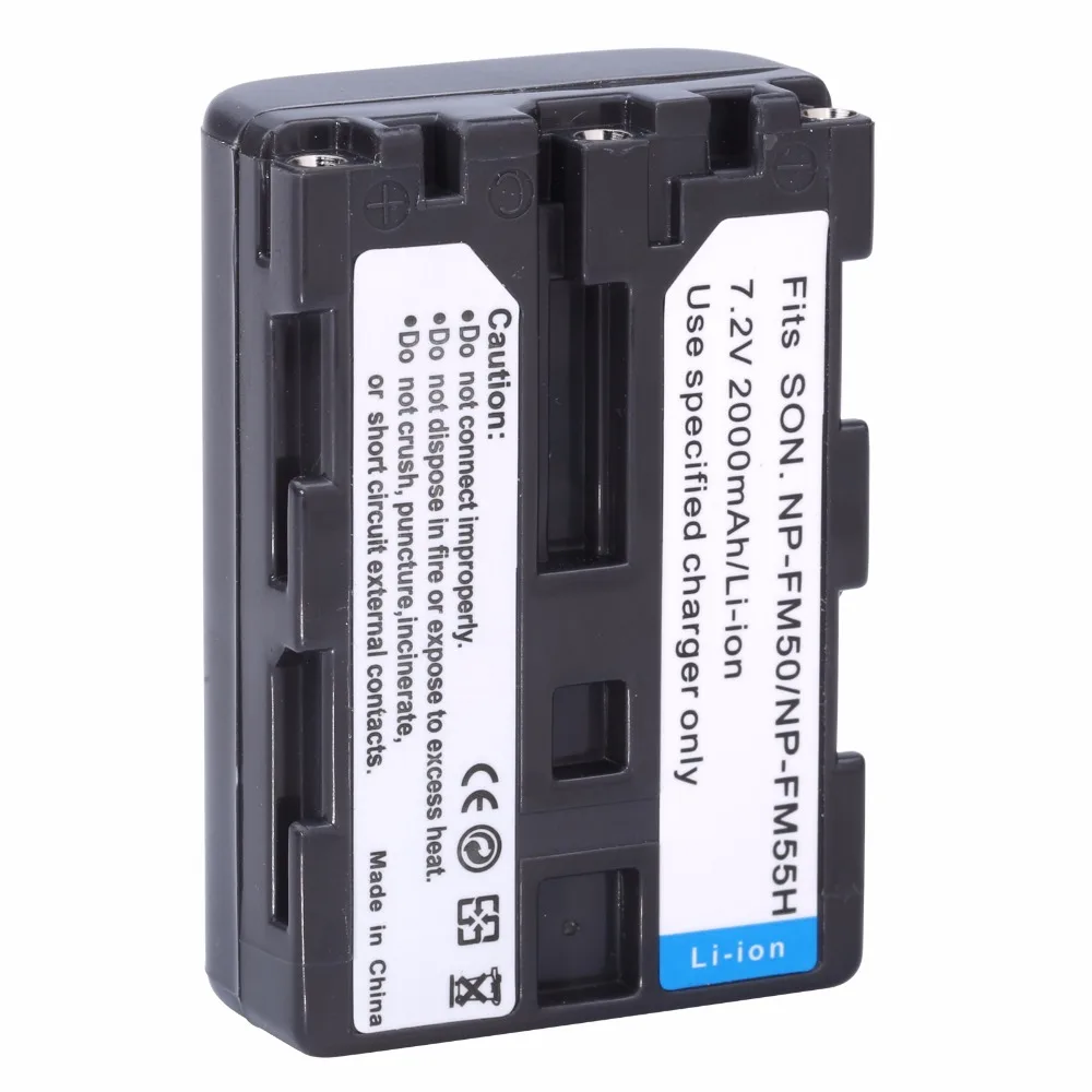 Probty 1Pcs NP FM50 FM50 FM55H Rechargeable Camera Battery For Sony