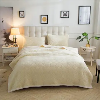 

2019 new model solid color warm casual blanket